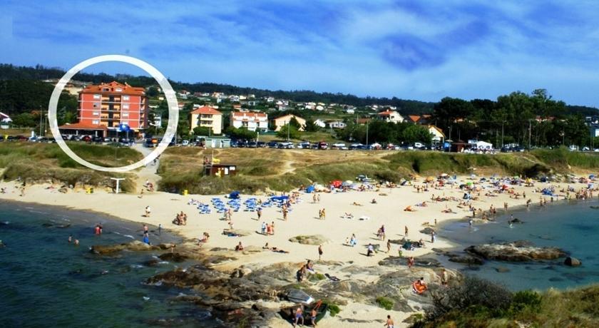 Playa de la Lanzada Hotel Delfin Azul מראה חיצוני תמונה