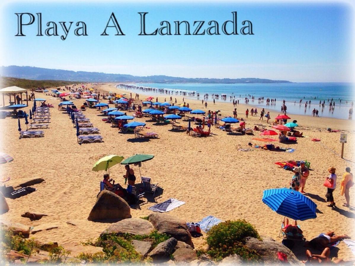 Playa de la Lanzada Hotel Delfin Azul מראה חיצוני תמונה